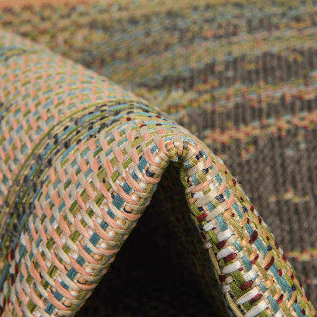 Multicolor 9' 2 x 12' 2 Baja Outdoor Rectangle Rug