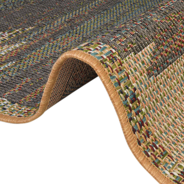 Multicolor 2' x 2' 11 Baja Outdoor Rectangle Area Rug Weather Resistant for Patio, Deck, Terrace, Balcony, Porch 100% Polypropylene Modern Outside Decor for Sale at Rug Engine