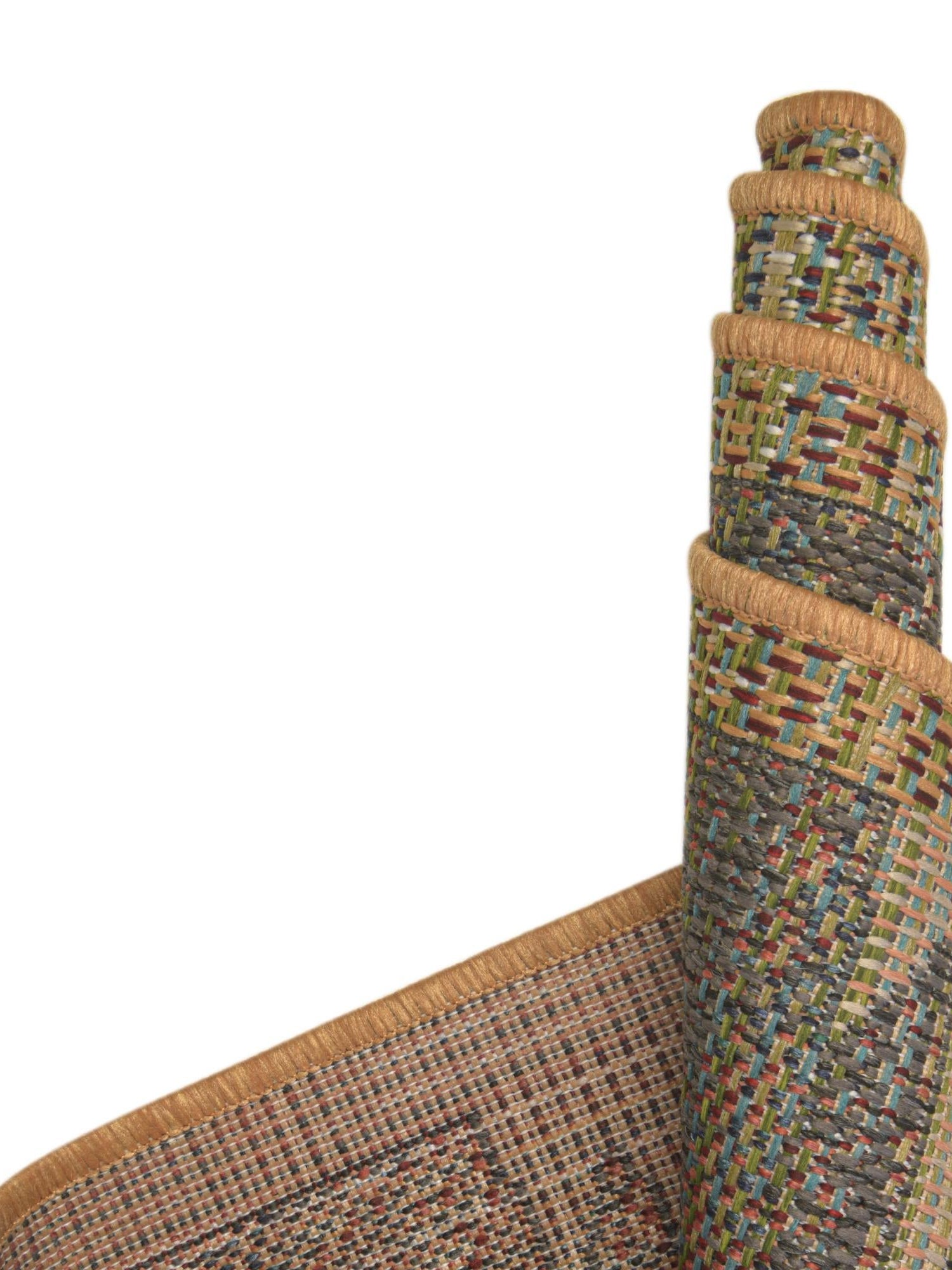 Multicolor 2' x 2' 11 Baja Outdoor Rectangle Area Rug Weather Resistant for Patio, Deck, Terrace, Balcony, Porch 100% Polypropylene Modern Outside Decor for Sale at Rug Engine