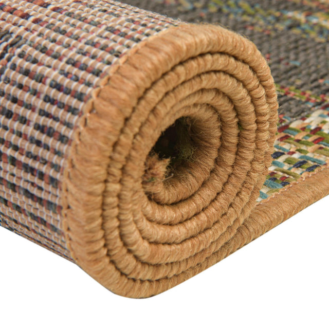 Multicolor 7' 10 x 10' Baja Outdoor Rectangle Area Rug Weather Resistant for Patio, Deck, Terrace, Balcony, Porch 100% Polypropylene Modern Outside Decor for Sale at Rug Engine