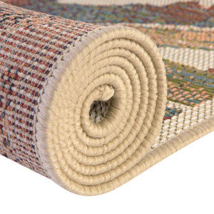 Multicolor 6' x 9' Baja Outdoor Rectangle Area Rug Weather Resistant for Patio, Deck, Terrace, Balcony, Porch 100% Polypropylene Modern Outside Decor for Sale at Rug Engine