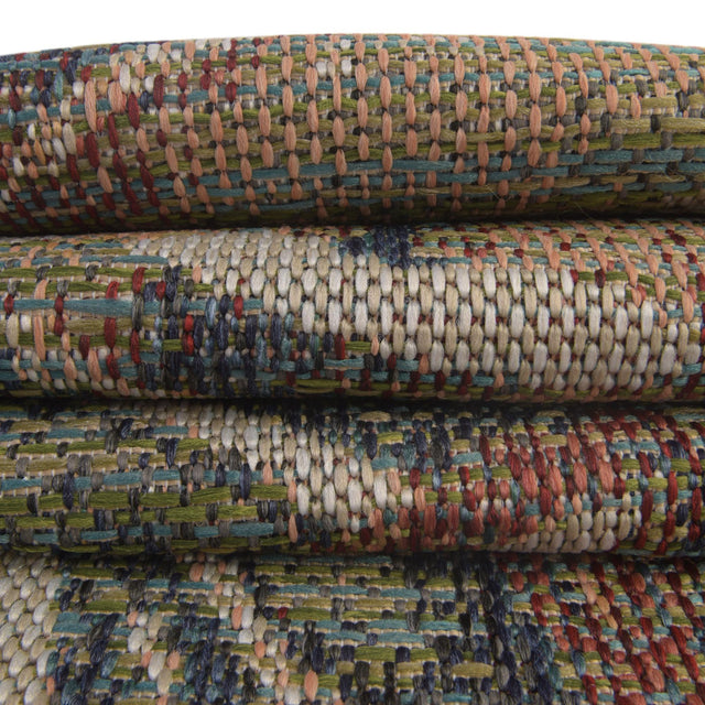 Multicolor 7' 10 x 10' Baja Outdoor Rectangle Area Rug Weather Resistant for Patio, Deck, Terrace, Balcony, Porch 100% Polypropylene Modern Outside Decor for Sale at Rug Engine