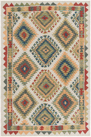 Ivory 4' x 6' Baja Outdoor Rectangle Area Rug Weather Resistant for Patio, Deck, Terrace, Balcony, Porch 100% Polypropylene Modern Outside Decor for Sale at Rug Engine