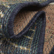 Blue 5' 3 x 5' 3 Baja Outdoor Round Area Rug Weather Resistant for Patio, Deck, Terrace, Balcony, Porch 100% Polypropylene Modern Outside Decor for Sale at Rug Engine