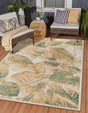 Ivory 2' x 3' Baja Outdoor Rectangle Area Rug Weather Resistant for Patio, Deck, Terrace, Balcony, Porch 100% Polypropylene Modern Outside Decor for Sale at Rug Engine