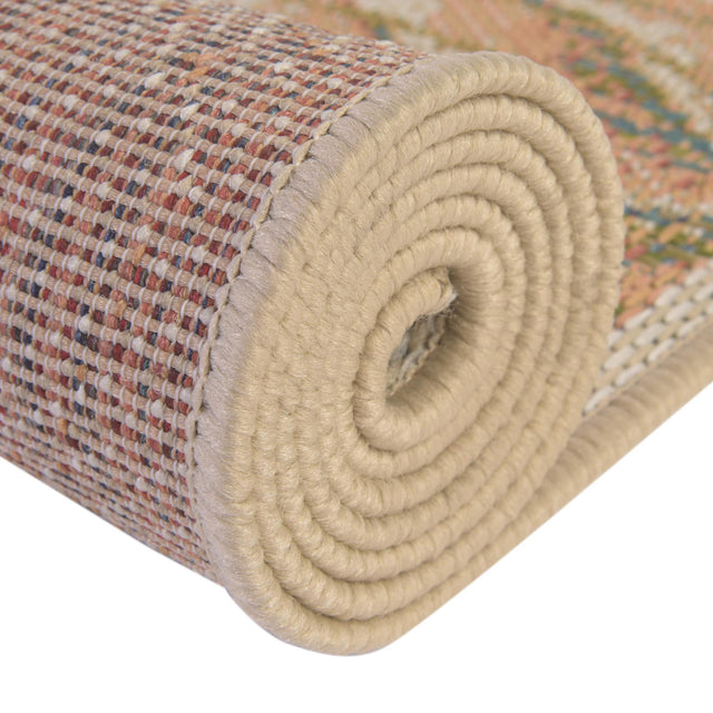 Ivory 6' x 9' Baja Outdoor Rectangle Area Rug Weather Resistant for Patio, Deck, Terrace, Balcony, Porch 100% Polypropylene Modern Outside Decor for Sale at Rug Engine
