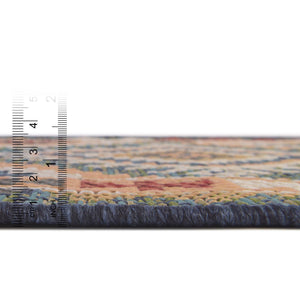 Green 5' 3 x 5' 3 Baja Outdoor Square Area Rug Weather Resistant for Patio, Deck, Terrace, Balcony, Porch 100% Polypropylene Modern Outside Decor for Sale at Rug Engine