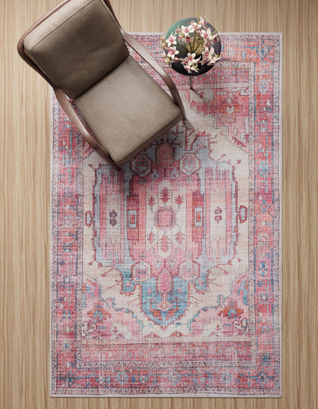 Washable Beige 9' 2 x 12' Maahru Rectangle Area Rug Easy to Clean Stain Resistant & Durable Polyester Chenille Carpet for Living, Dining, Bedrooms, Kitchen for Sale at Rug Engine