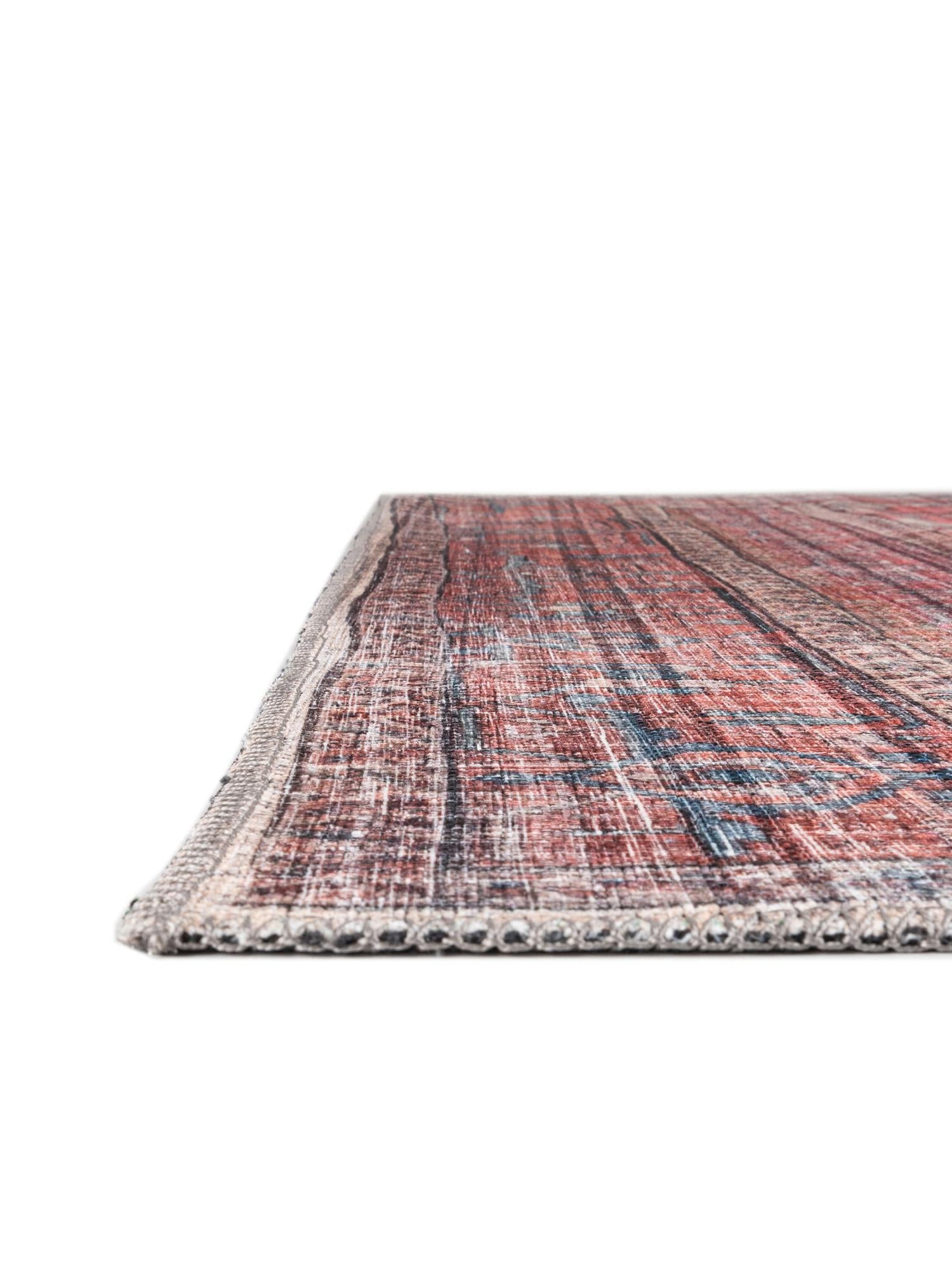 Washable Beige 7' 3 x 7' 3 Maahru Square Area Rug Easy to Clean Stain Resistant & Durable Polyester Chenille Carpet for Living, Dining, Bedrooms, Kitchen for Sale at Rug Engine