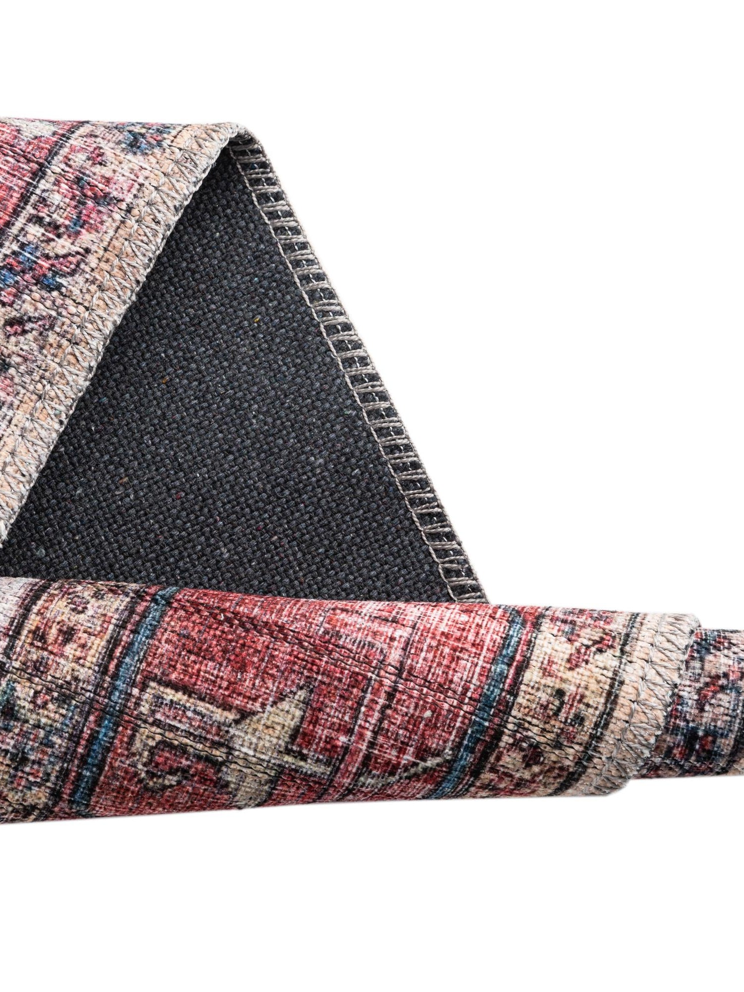 Washable Beige 7' 10 x 7' 10 Maahru Square Area Rug Easy to Clean Stain Resistant & Durable Polyester Chenille Carpet for Living, Dining, Bedrooms, Kitchen for Sale at Rug Engine