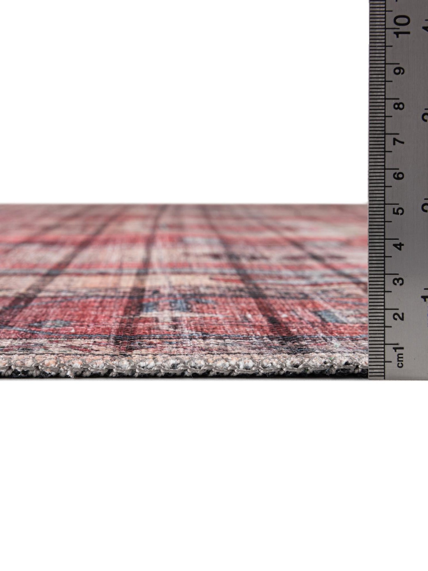Washable Beige 2' 7 x 13' 1 Maahru Runner Area Rug Easy to Clean Stain Resistant & Durable Polyester Chenille Carpet for Living, Dining, Bedrooms, Kitchen for Sale at Rug Engine