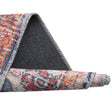 Navy Blue 2' x 10' Maahru Washable Runner Rug