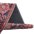 Washable Rust Red 3' 3 x 3' 3 Maahru Square Area Rug Easy to Clean Stain Resistant & Durable Polyester Chenille Carpet for Living, Dining, Bedrooms, Kitchen for Sale at Rug Engine