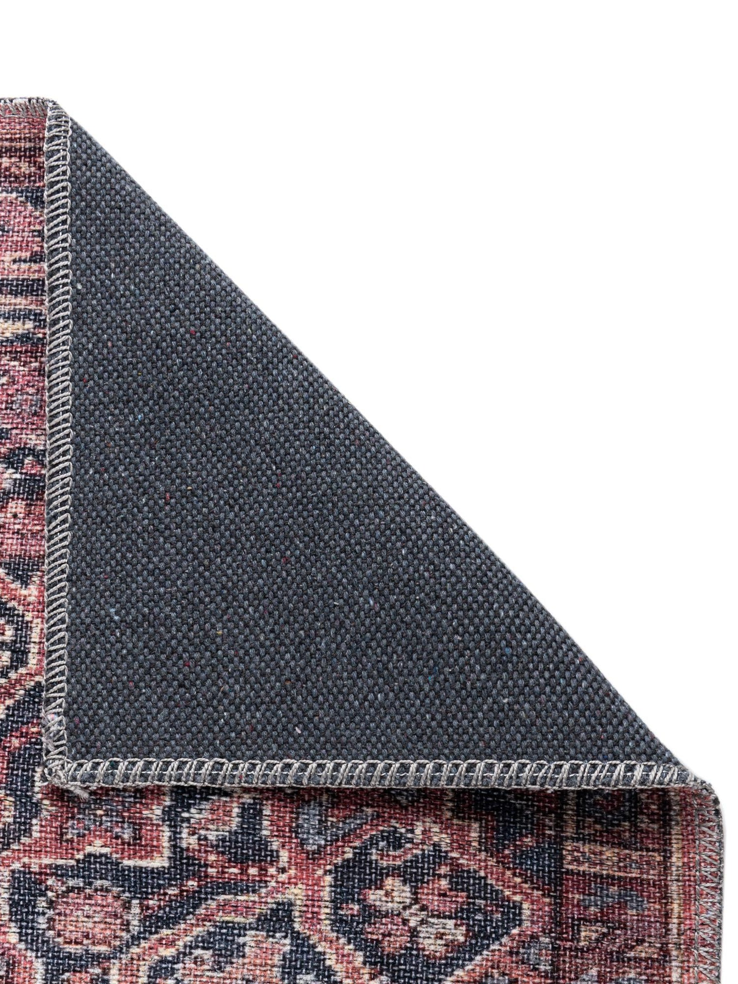 Washable Antique Rust Red 9' 2 x 12' Maahru Rectangle Area Rug Easy to Clean Stain Resistant & Durable Polyester Chenille Carpet for Living, Dining, Bedrooms, Kitchen for Sale at Rug Engine
