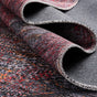 Washable Red and Black 10' 6 x 13' Mangata Rectangle Area Rug Easy to Clean Stain Resistant & Durable Chenille Traditional Vintage Distressed Carpet for Sale at Rug Engine