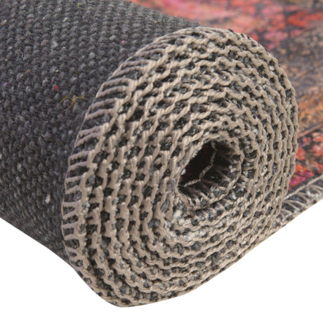 Washable Pink 5' 3 x 8' Mangata Rectangle Area Rug Easy to Clean Stain Resistant & Durable Chenille Traditional Vintage Distressed Carpet for Sale at Rug Engine