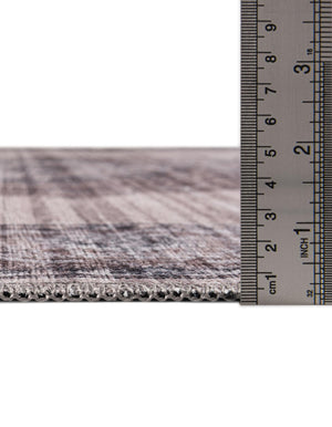 Washable Ivory and Gray 7' 3 x 10' Mangata Rectangle Area Rug Easy to Clean Stain Resistant & Durable Chenille Traditional Vintage Distressed Carpet for Sale at Rug Engine