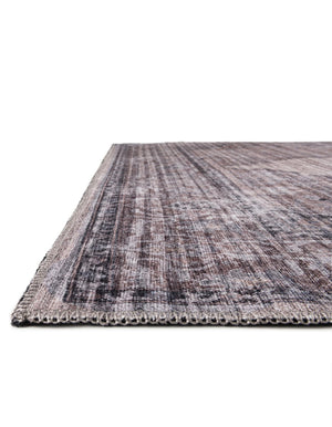 Washable Ivory and Gray 5' 3 x 8' Mangata Washable Rectangle Area Rug Easy to Clean Stain Resistant & Durable Chenille Traditional Vintage Distressed Carpet for Sale at Rug Engine