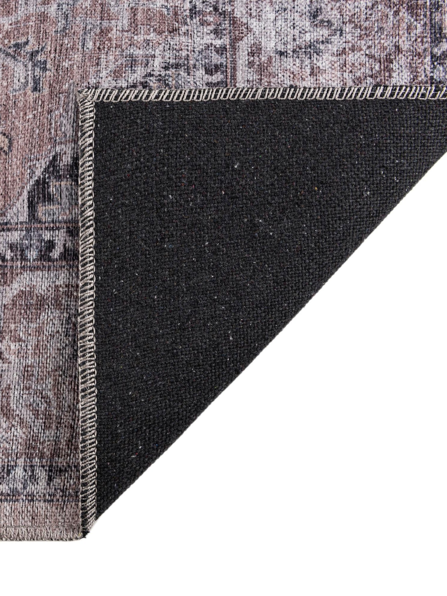 Washable Ivory and Gray 5' 11 x 9' Mangata Rectangle Area Rug Easy to Clean Stain Resistant & Durable Chenille Traditional Vintage Distressed Carpet for Sale at Rug Engine