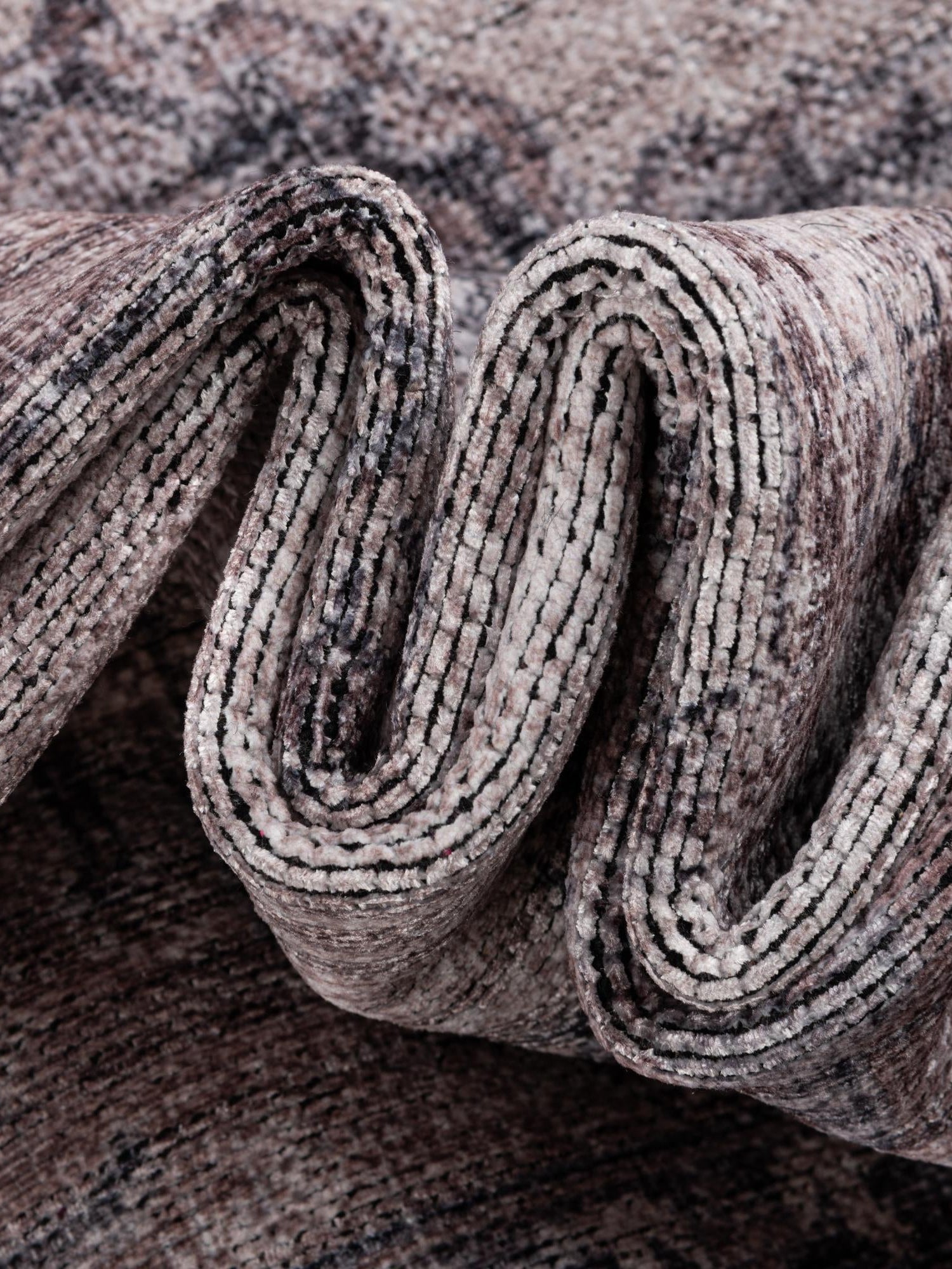 Washable Ivory and Gray 2' x 10' Mangata Runner Area Rug Easy to Clean Stain Resistant & Durable Chenille Traditional Vintage Distressed Carpet for Sale at Rug Engine