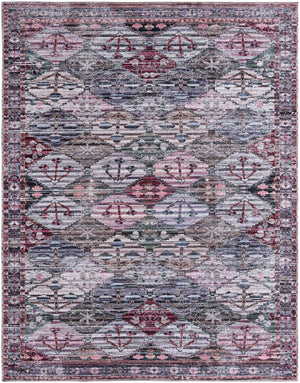 Washable Multicolor 10' 6 x 13' Mangata Rectangle Area Rug Easy to Clean Stain Resistant & Durable Chenille Traditional Vintage Distressed Carpet for Sale at Rug Engine