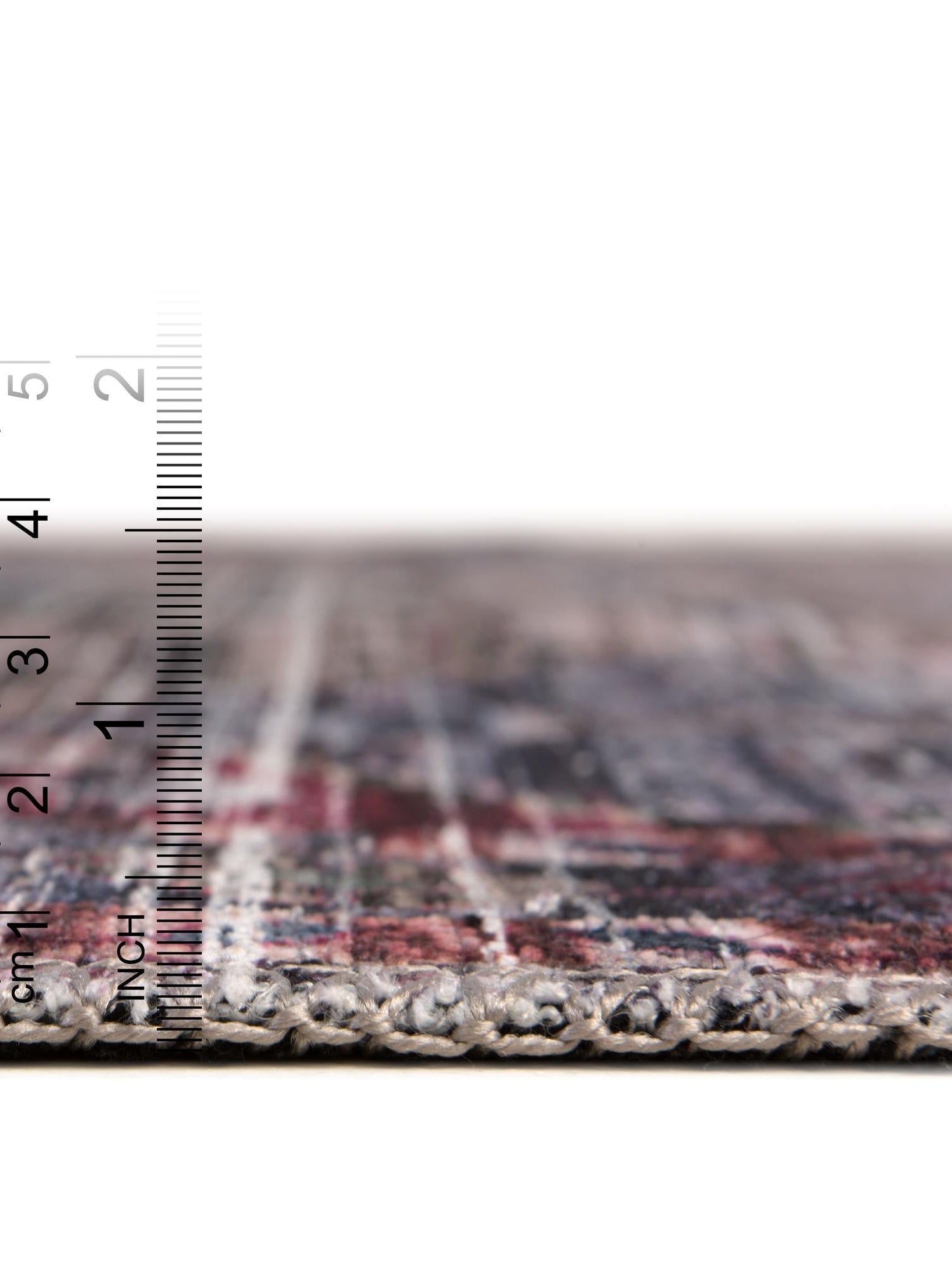 Washable Multicolor 9' 2 x 12' Mangata Rectangle Area Rug Easy to Clean Stain Resistant & Durable Chenille Traditional Vintage Distressed Carpet for Sale at Rug Engine