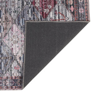 Washable Multicolor 10' 6 x 13' Mangata Rectangle Area Rug Easy to Clean Stain Resistant & Durable Chenille Traditional Vintage Distressed Carpet for Sale at Rug Engine