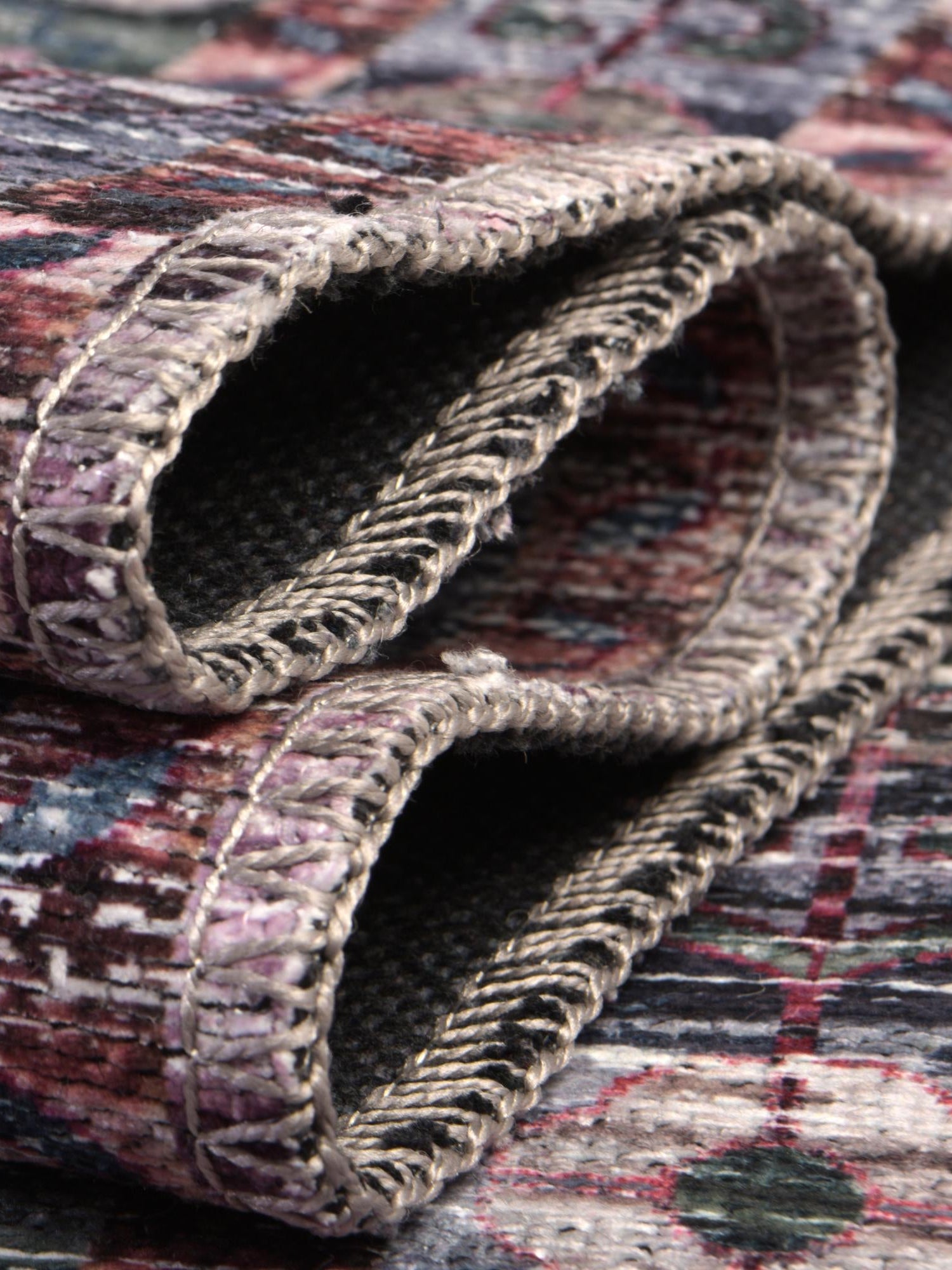 Washable Multicolor 5' 3 x 8' Mangata Rectangle Area Rug Easy to Clean Stain Resistant & Durable Chenille Traditional Vintage Distressed Carpet for Sale at Rug Engine