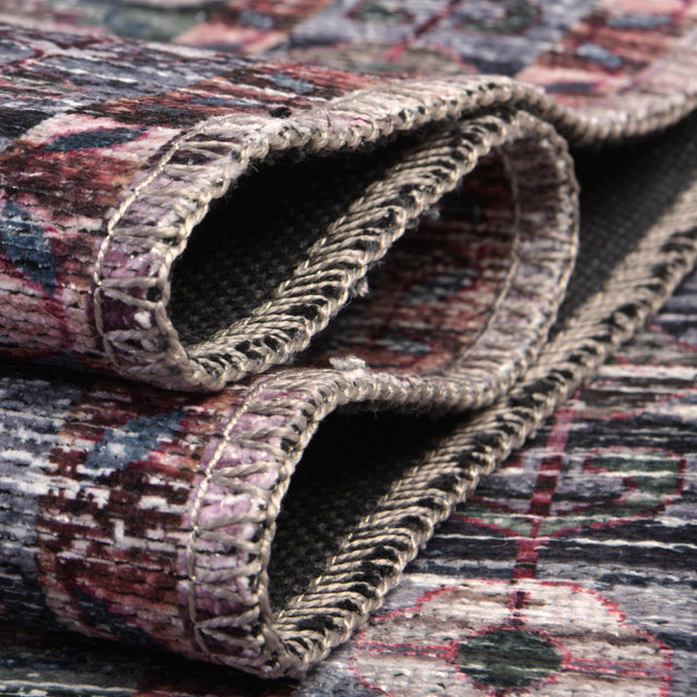 Washable Multicolor 5' 3 x 8' Mangata Rectangle Area Rug Easy to Clean Stain Resistant & Durable Chenille Traditional Vintage Distressed Carpet for Sale at Rug Engine