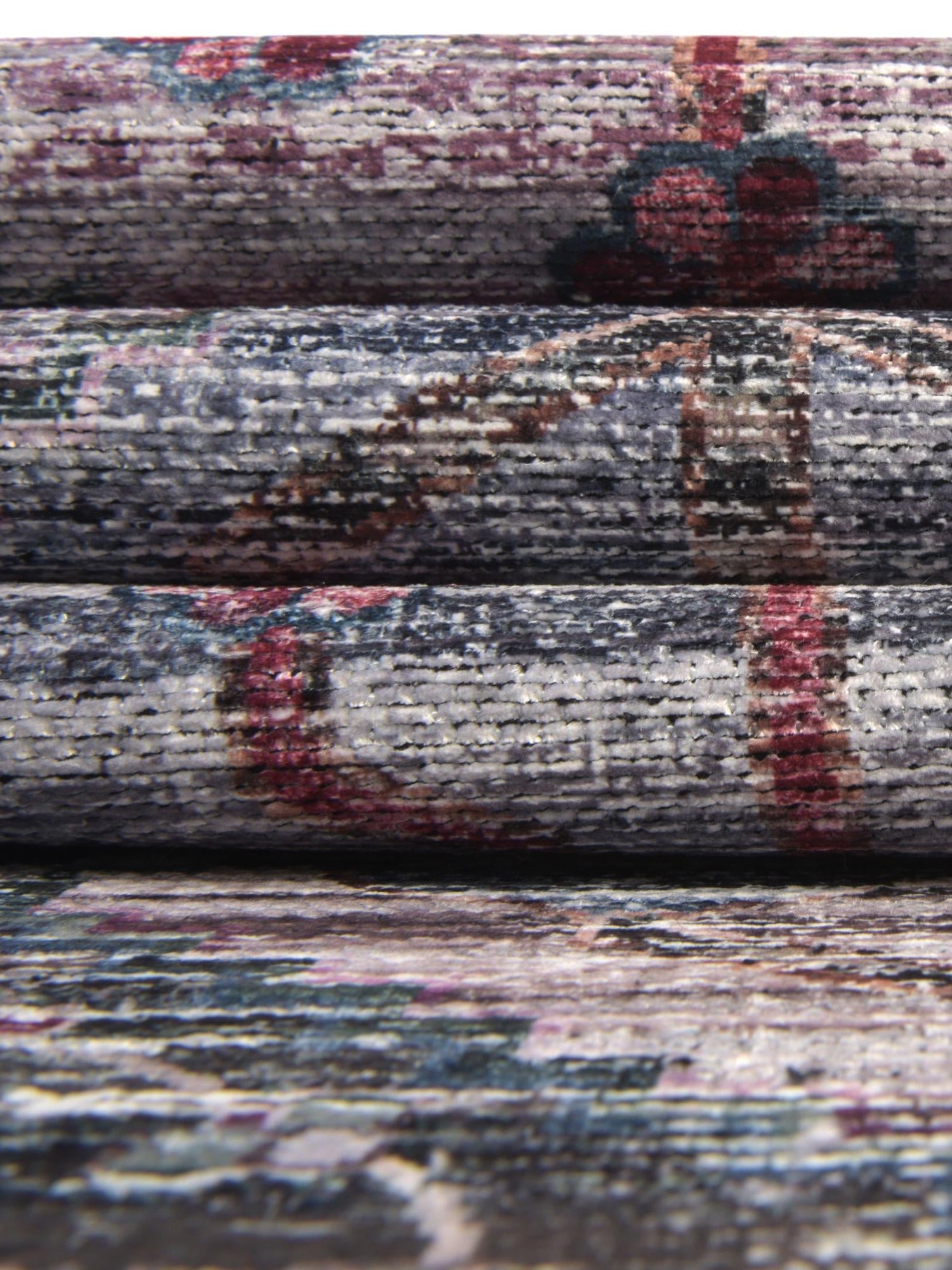 Washable Multicolor 5' 3 x 8' Mangata Rectangle Area Rug Easy to Clean Stain Resistant & Durable Chenille Traditional Vintage Distressed Carpet for Sale at Rug Engine