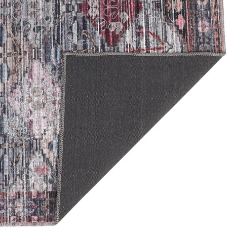 Washable Multicolor 2' x 7' 10 Mangata Runner Area Rug Easy to Clean Stain Resistant & Durable Chenille Traditional Vintage Distressed Carpet for Sale at Rug Engine