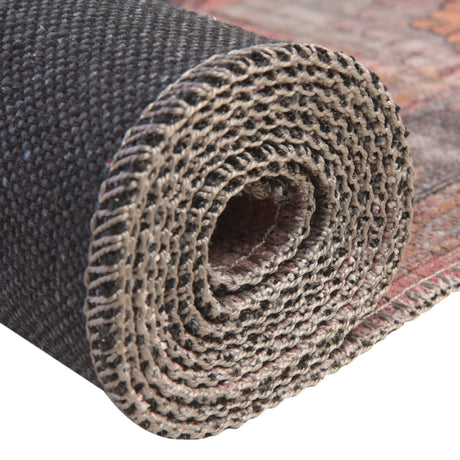 Washable Apricot and pink 5' 3 x 8' Mangata Rectangle Area Rug Easy to Clean Stain Resistant & Durable Chenille Traditional Vintage Distressed Carpet for Sale at Rug Engine