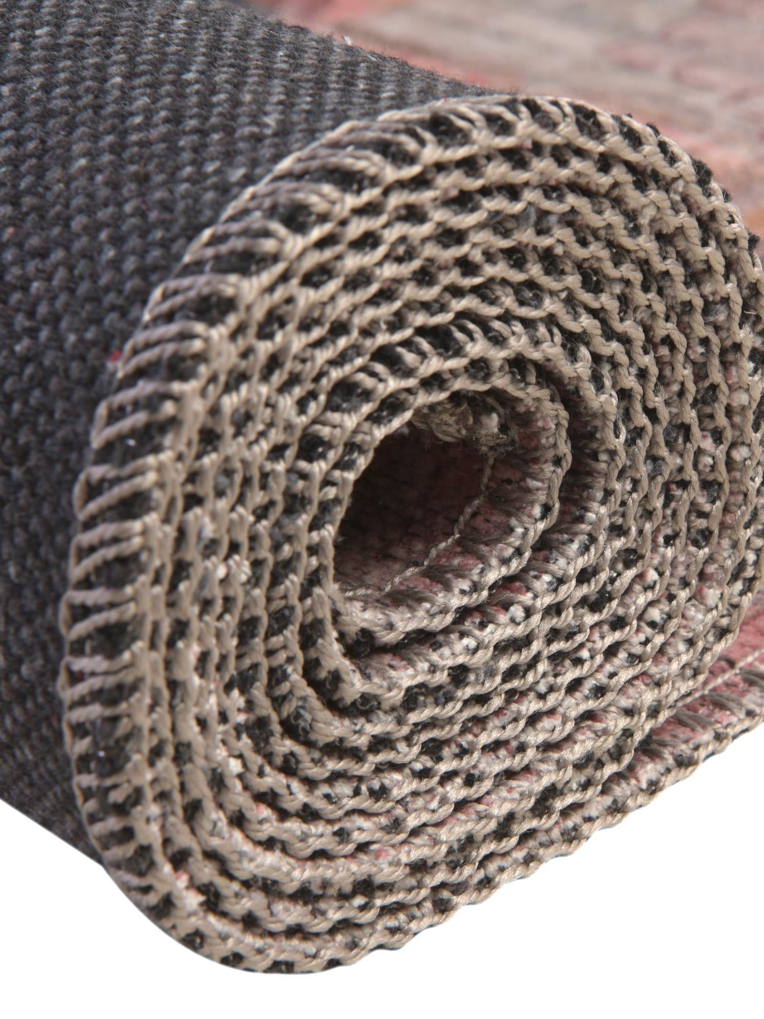 Washable Apricot and pink 5' 3 x 5' 3 Mangata Round Area Rug Easy to Clean Stain Resistant & Durable Chenille Traditional Vintage Distressed Carpet for Sale at Rug Engine
