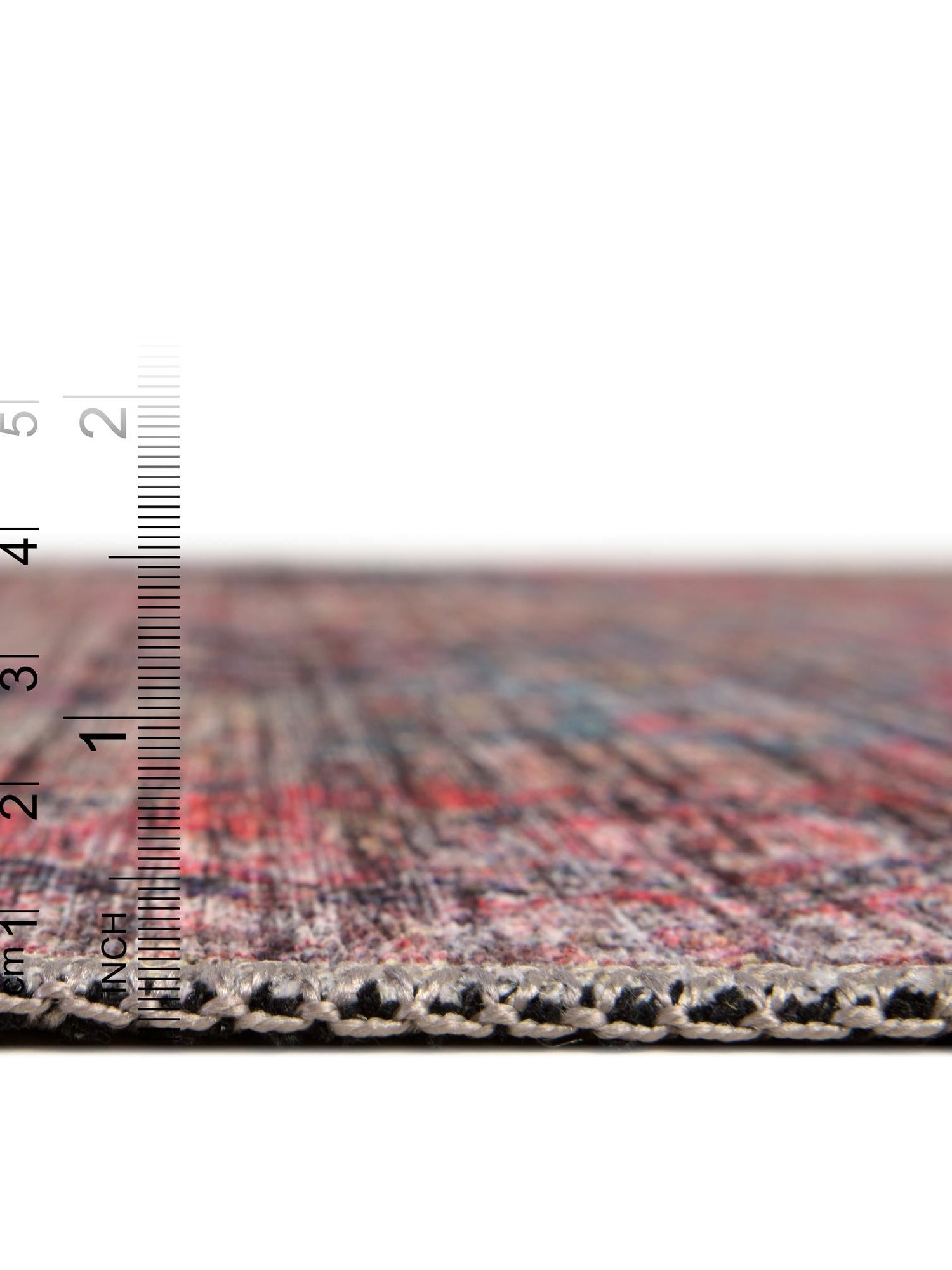 Washable Multicolor 2' x 10' Mangata Runner Area Rug Easy to Clean Stain Resistant & Durable Chenille Traditional Vintage Distressed Carpet for Sale at Rug Engine