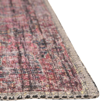 Washable Multicolor 2' x 7' 10 Mangata Runner Area Rug Easy to Clean Stain Resistant & Durable Chenille Traditional Vintage Distressed Carpet for Sale at Rug Engine