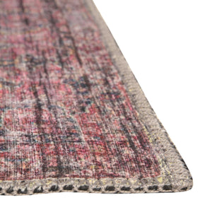 Washable Multicolor 2' 7 x 13' Mangata Runner Area Rug Easy to Clean Stain Resistant & Durable Chenille Traditional Vintage Distressed Carpet for Sale at Rug Engine