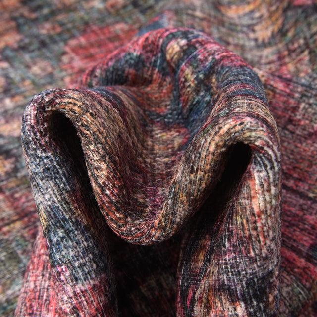 Washable Multicolor 2' x 5' Mangata Runner Area Rug Easy to Clean Stain Resistant & Durable Chenille Traditional Vintage Distressed Carpet for Sale at Rug Engine