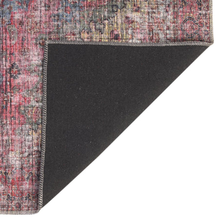 Washable Multicolor 2' x 5' Mangata Runner Area Rug Easy to Clean Stain Resistant & Durable Chenille Traditional Vintage Distressed Carpet for Sale at Rug Engine