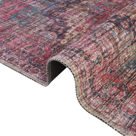 Washable Multicolor 2' 7 x 13' Mangata Runner Area Rug Easy to Clean Stain Resistant & Durable Chenille Traditional Vintage Distressed Carpet for Sale at Rug Engine
