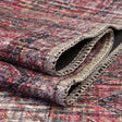 Washable Multicolor 2' x 10' Mangata Runner Area Rug Easy to Clean Stain Resistant & Durable Chenille Traditional Vintage Distressed Carpet for Sale at Rug Engine