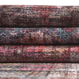 Washable Multicolor 2' x 10' Mangata Runner Area Rug Easy to Clean Stain Resistant & Durable Chenille Traditional Vintage Distressed Carpet for Sale at Rug Engine