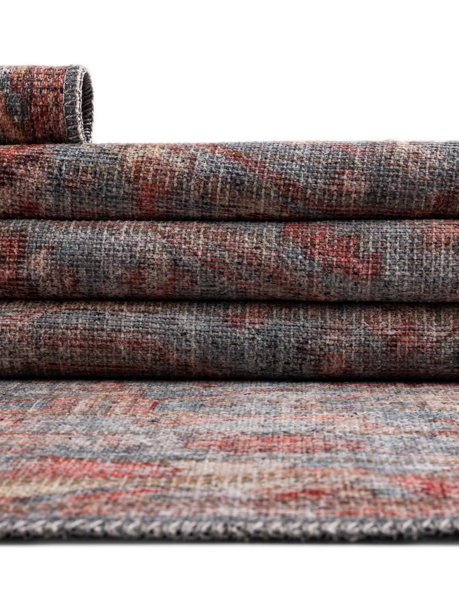 Washable Antique Blue 5' 3 x 8' Nostalgia Oval Area Rug Easy to Clean Stain Resistant & Durable Polyester Chenille Vintage Distressed Carpet for Sale at Rug Engine