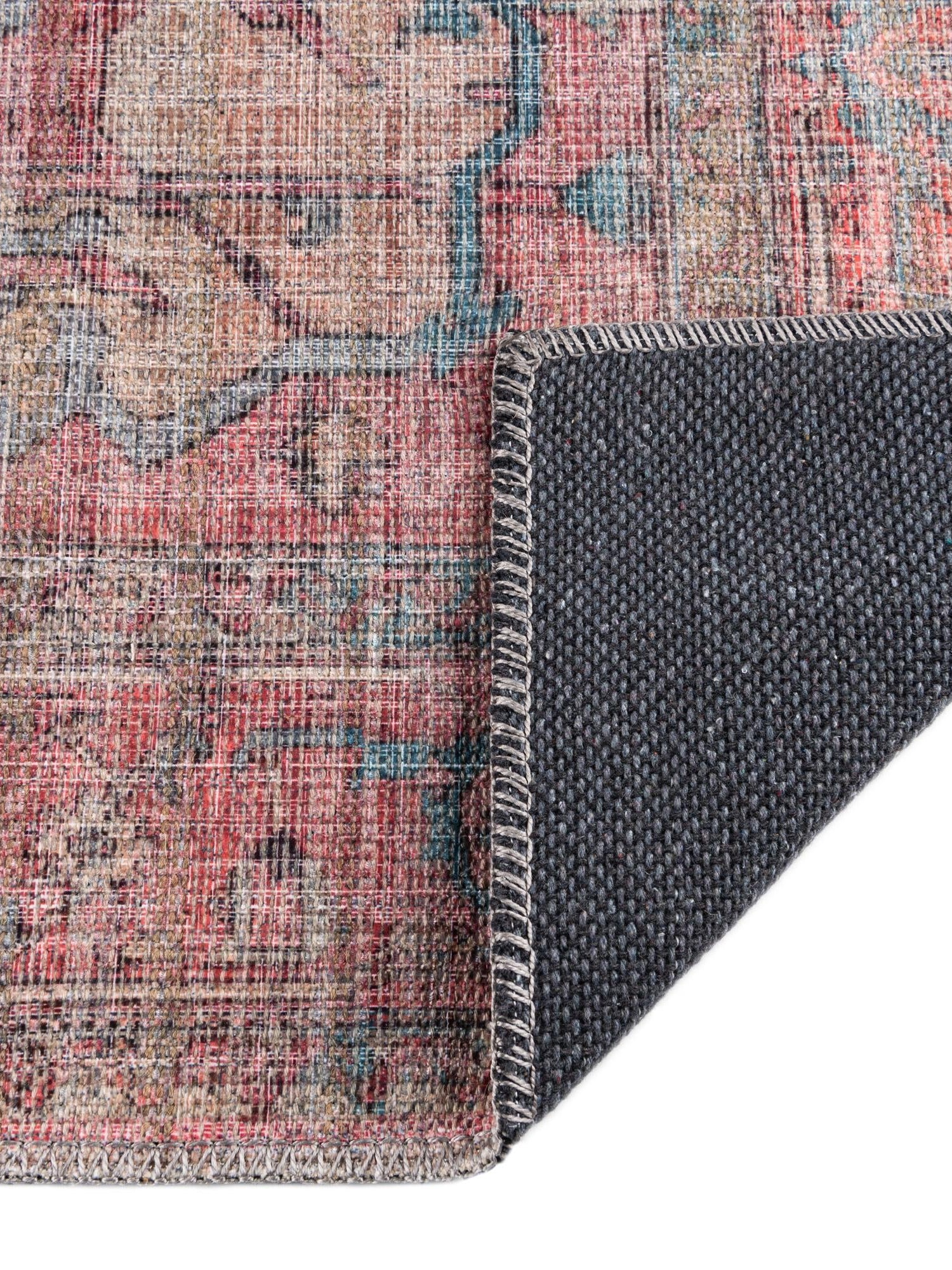 Washable Antique Beige 10' 6 x 13' Nostalgia Washable Rectangle Area Rug Easy to Clean Stain Resistant & Durable Polyester Chenille Vintage Distressed Carpet for Sale at Rug Engine