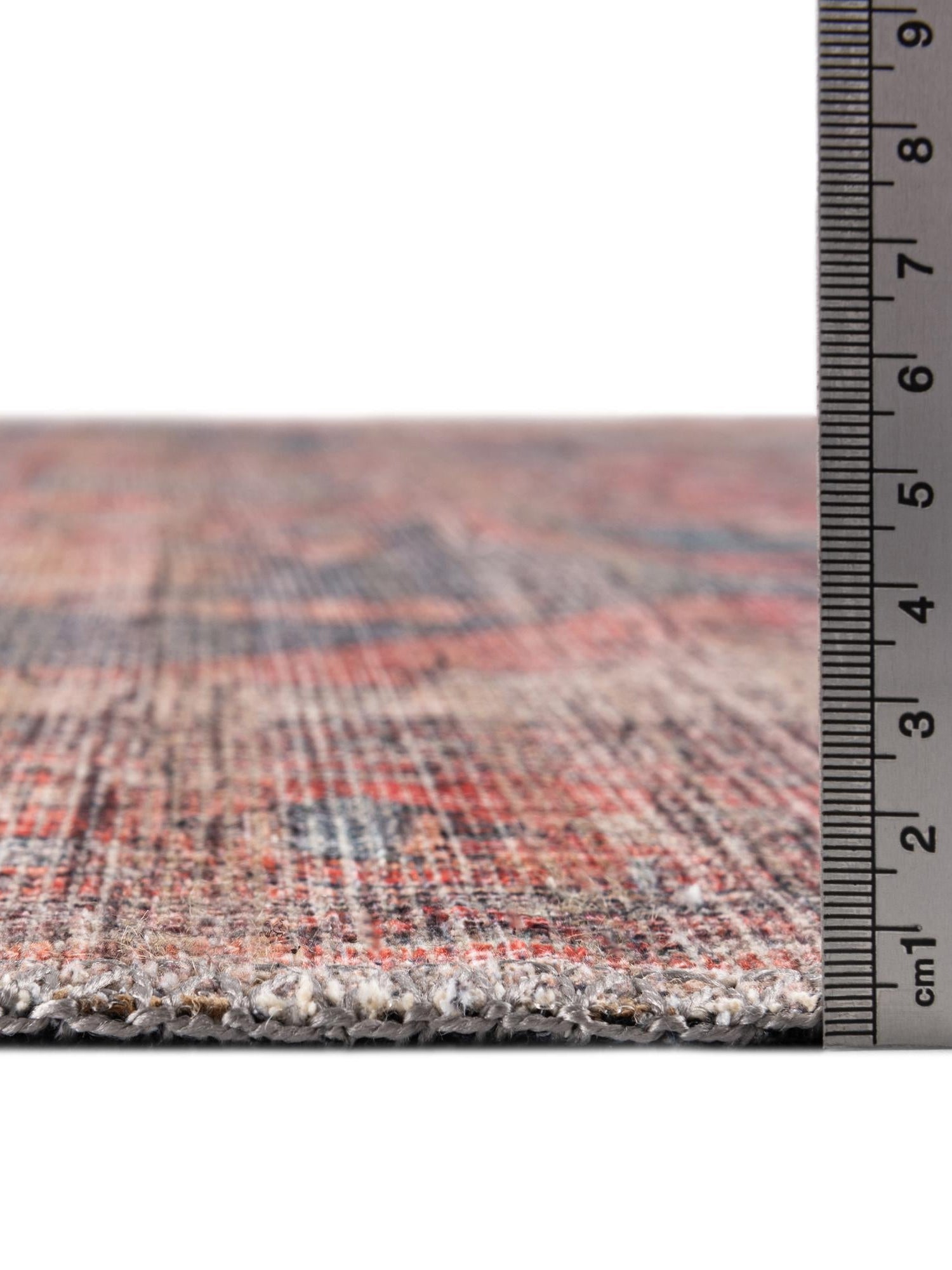 Washable Antique Beige 2' 7 x 14' Nostalgia Runner Area Rug Easy to Clean Stain Resistant & Durable Polyester Chenille Vintage Distressed Carpet for Sale at Rug Engine