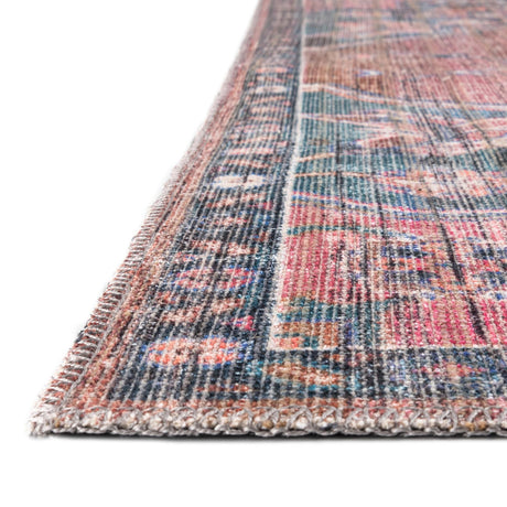 Washable Multicolor 7' 10 x 7' 10 Nostalgia Square Area Rug Easy to Clean Stain Resistant & Durable Polyester Chenille Vintage Distressed Carpet for Sale at Rug Engine