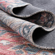 Washable Multicolor 2' x 6' 1 Nostalgia Runner Area Rug Easy to Clean Stain Resistant & Durable Polyester Chenille Vintage Distressed Carpet for Sale at Rug Engine