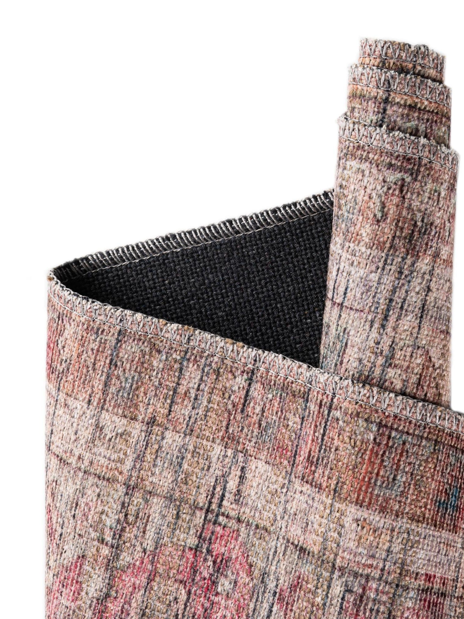 Washable Rust Red and Brown 10' 6 x 13' 1 Nostalgia Rectangle Area Rug Easy to Clean Stain Resistant & Durable Polyester Chenille Vintage Distressed Carpet for Sale at Rug Engine