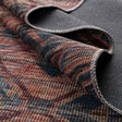 Peach and Blue 8' x 8' Sisu Washable Square Rug