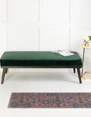 Washable Peach and Blue 2' x 6' Sisu Runner Area Rug Easy to Clean Stain Resistant & Durable Polyester Chenille Distressed Vintage Look Carpet for Sale at Rug Engine