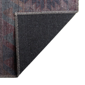 Washable Multicolor 7' 10 x 7' 10 Sisu Square Area Rug Easy to Clean Stain Resistant & Durable Polyester Chenille Distressed Vintage Look Carpet for Sale at Rug Engine
